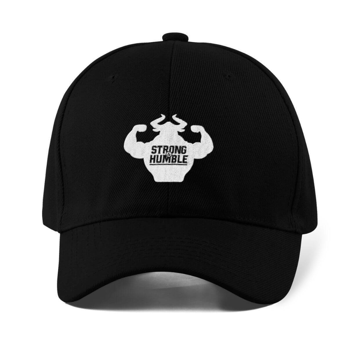 and Hat Strong Fit Apparel Humble Humble Logo Black and – - Flex Classic Strong