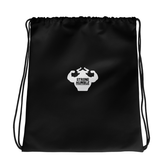 Strong and Humble Classic Logo Drawstring Bag  - Strong and Humble Apparel