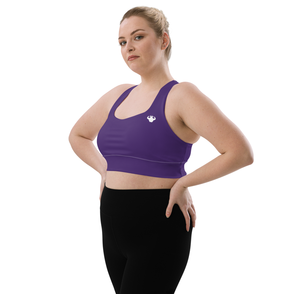 Strong and Humble Purple Longline Sports Bra – Strong and Humble Apparel