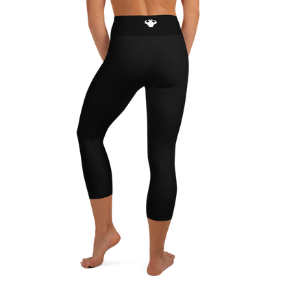 Black Yoga Capri Leggings  - Strong and Humble Apparel