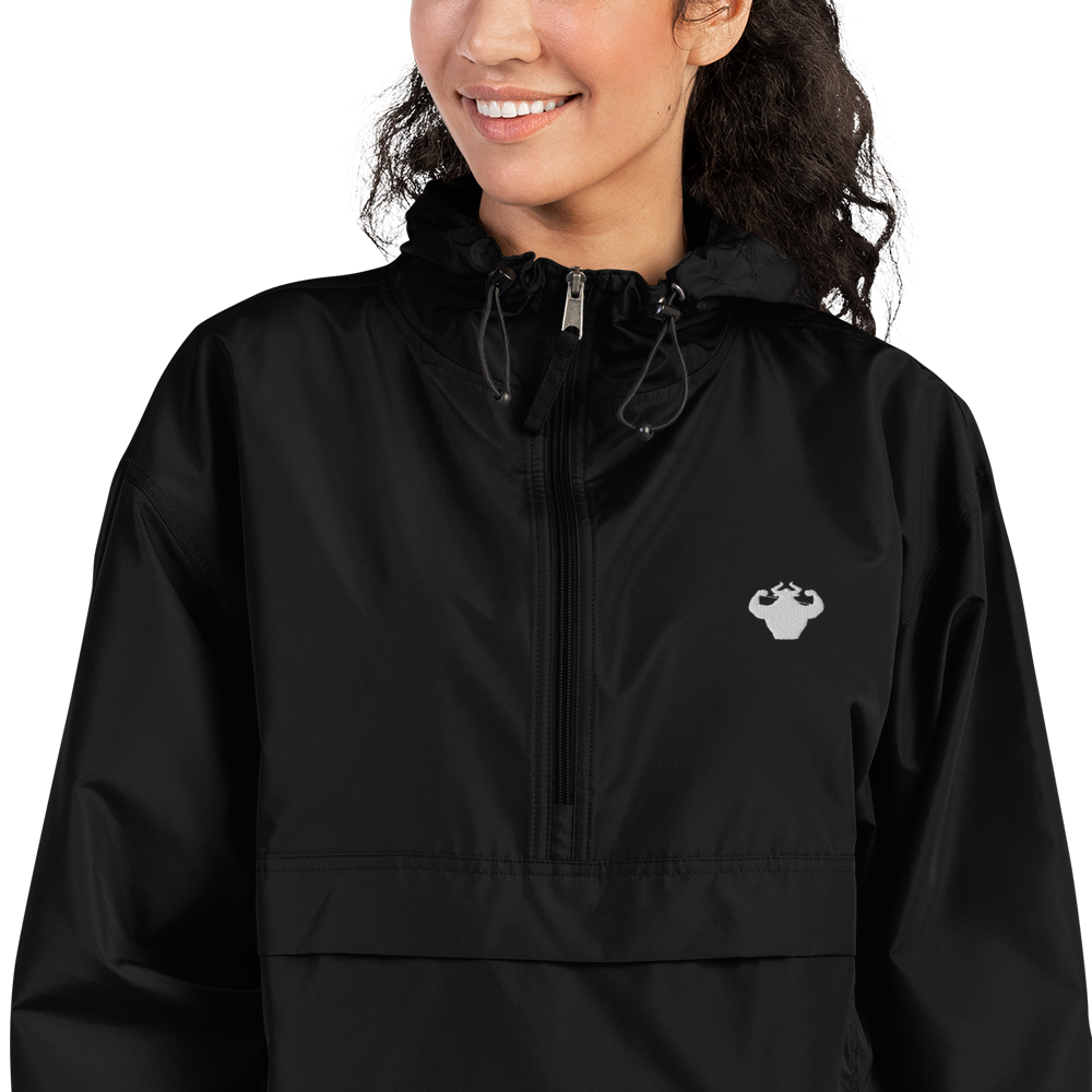 Embroidered Champion Packable Jacket  - Strong and Humble Apparel