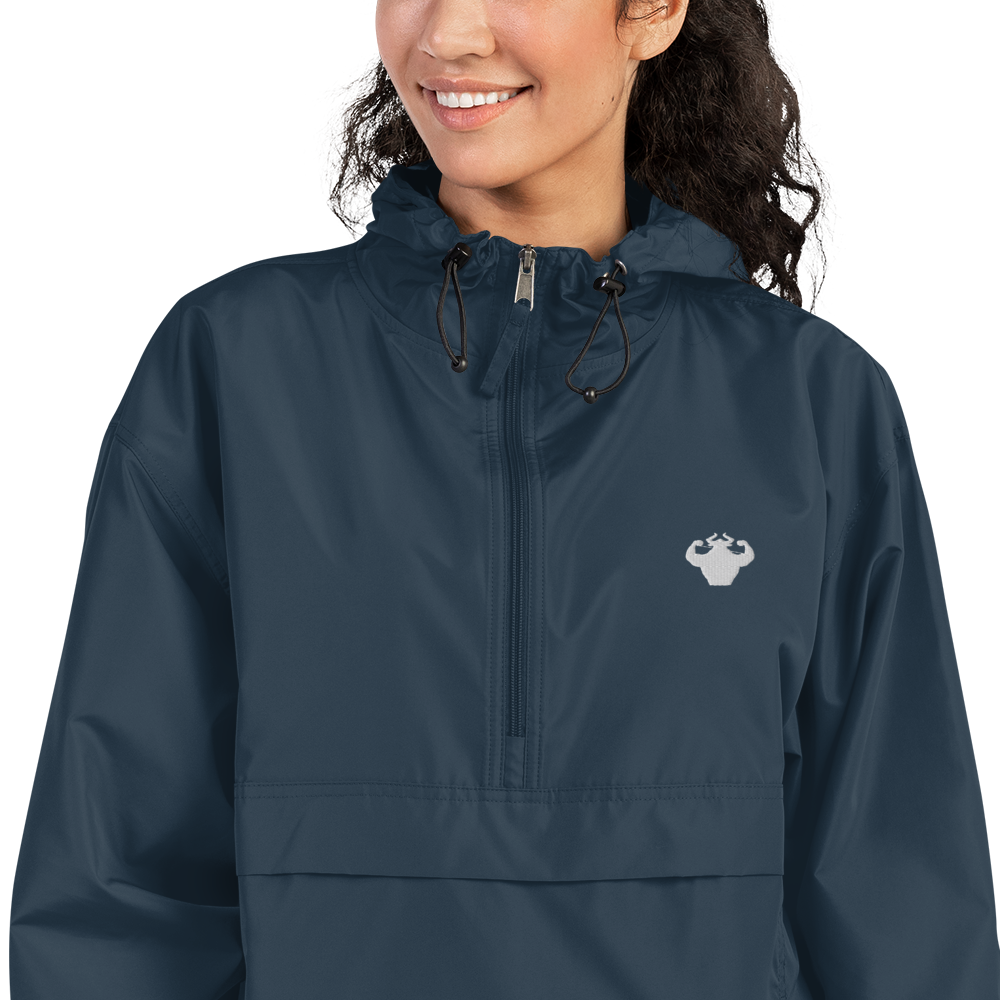 Embroidered Champion Packable Jacket  - Strong and Humble Apparel