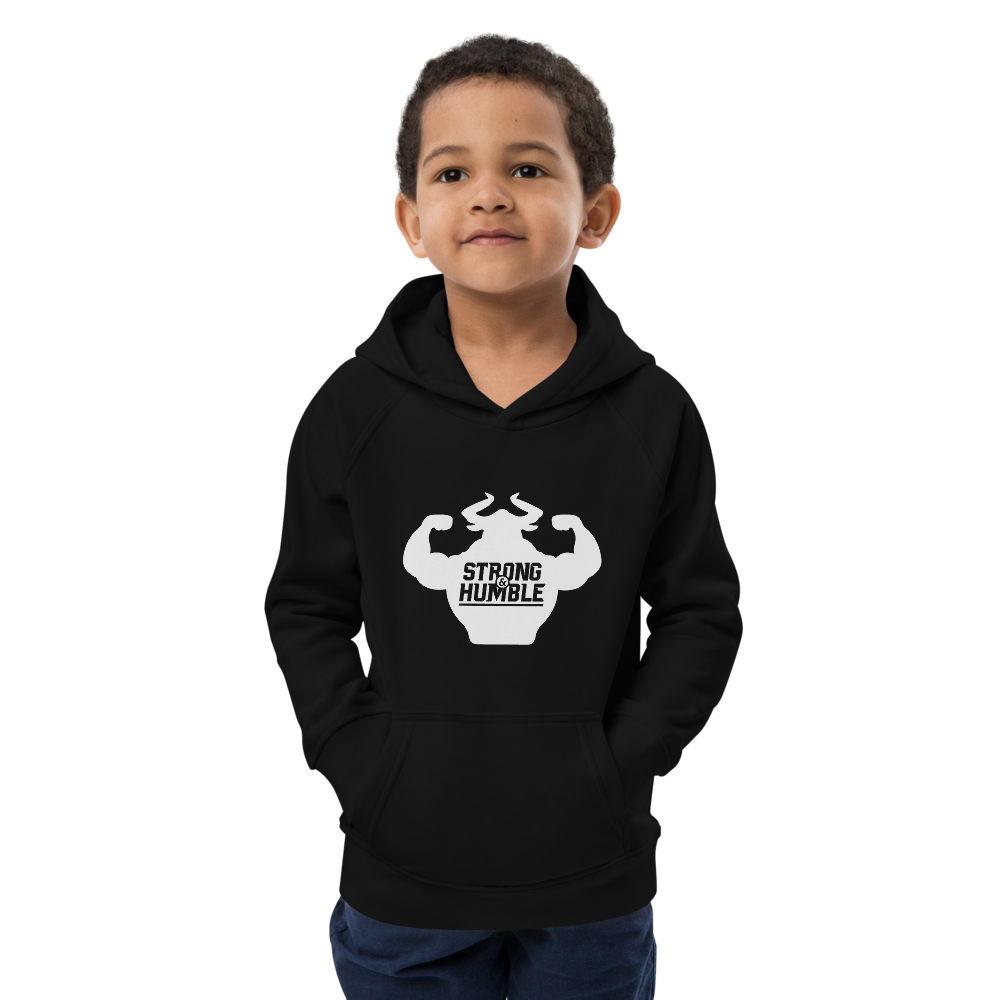 Classic Logo Kids Eco Hoodie  - Strong and Humble Apparel