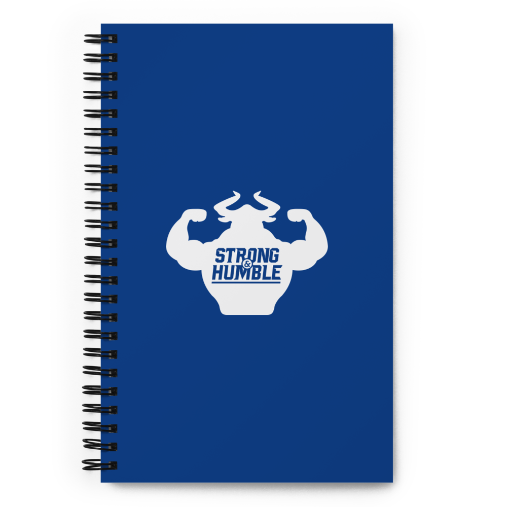 Strong and Humble Spiral Notebook  - Strong and Humble Apparel