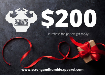 Strong and Humble Apparel E-Gift Card Gift Card - Strong and Humble Apparel