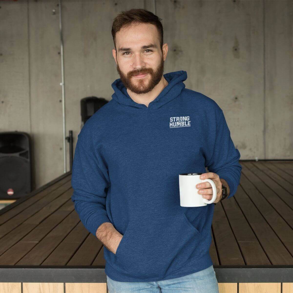 Strong and Humble Clean Lines Men's  Hoodie Hoodie - Strong and Humble Apparel