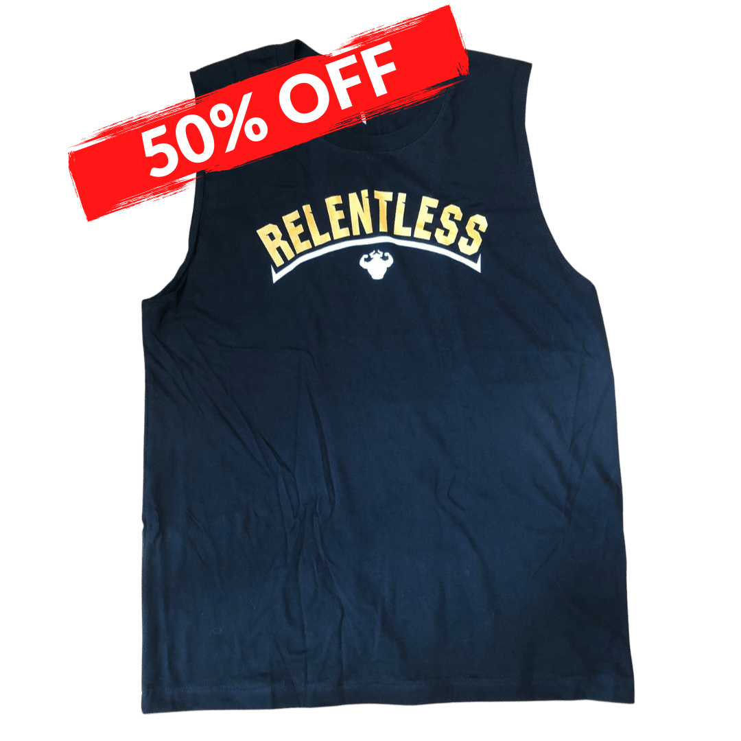 CLEARANCE - Relentless Men's Cotton Muscle Shirt Muscle Shirt - Strong and Humble Apparel