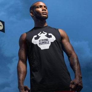 Classic Strong and Humble Logo Muscle Shirt Muscle Shirt - Strong and Humble Apparel