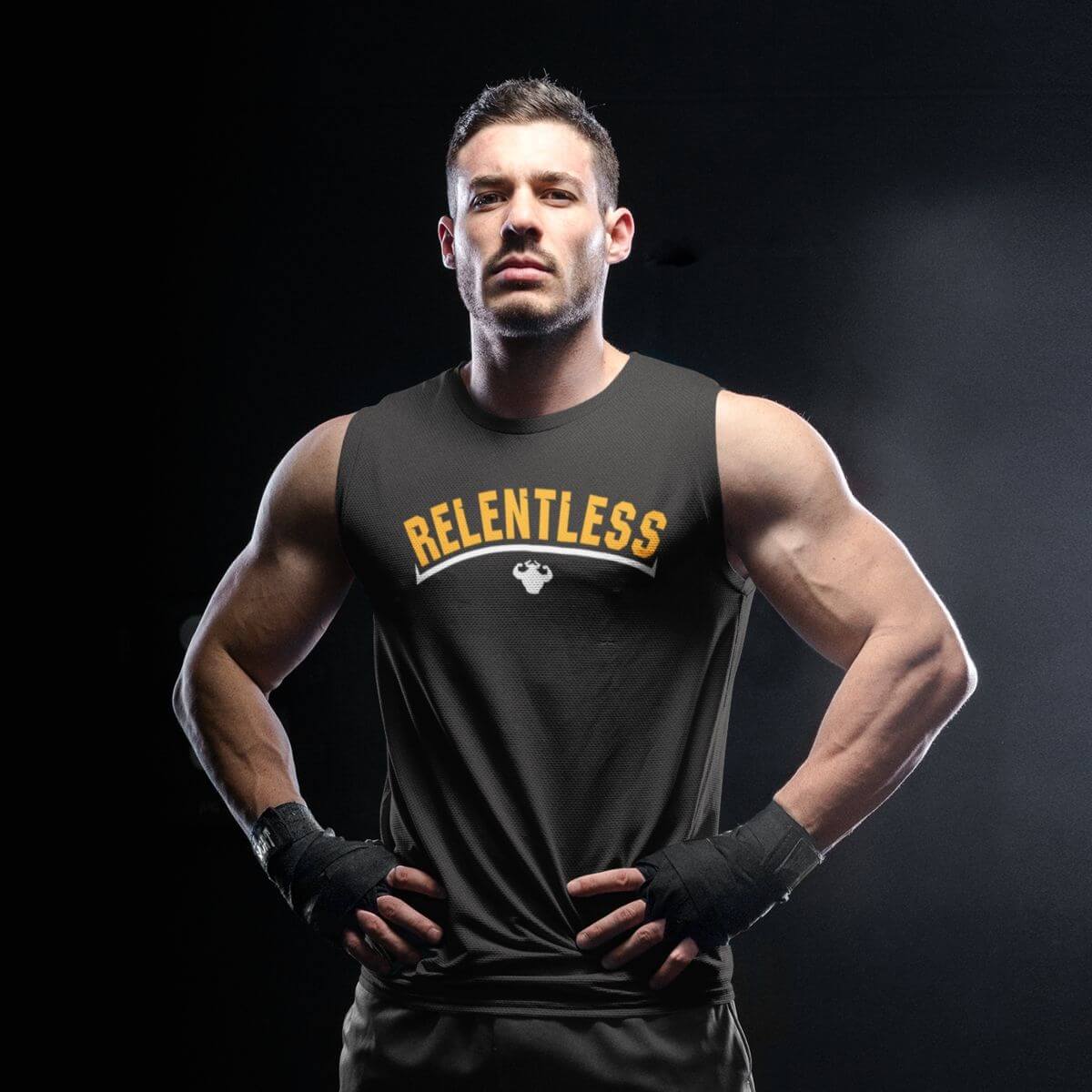 Relentless Men's Muscle Shirt Muscle Shirt - Strong and Humble Apparel