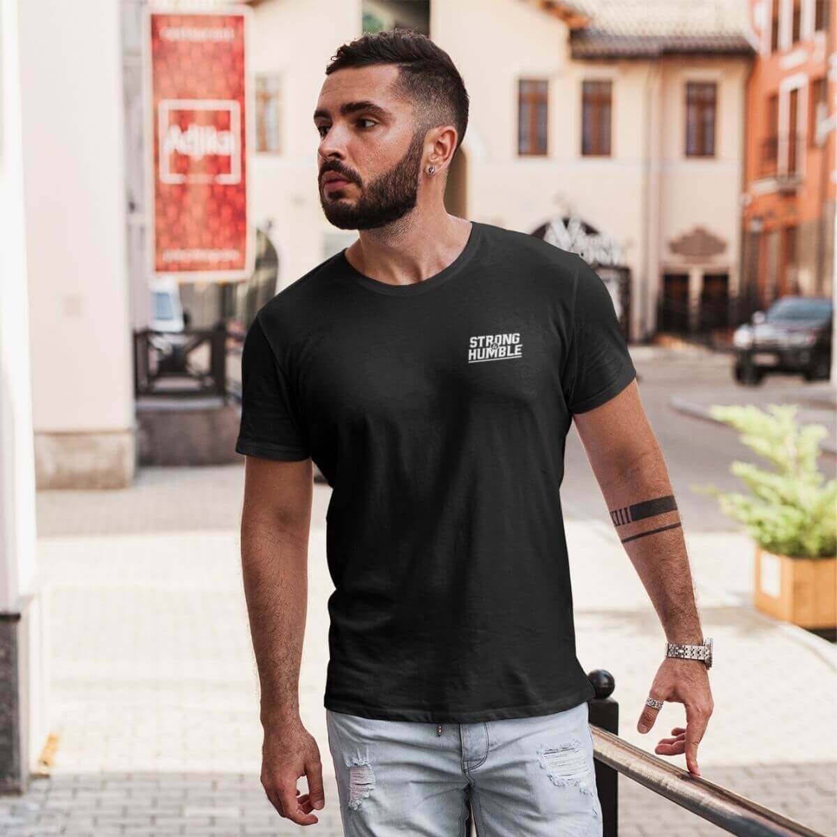 Strong and Humble Men's Clean Lines T-shirt T-shirt - Strong and Humble Apparel