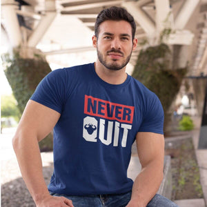 Never Quit Men's T-shirt T-shirt - Strong and Humble Apparel