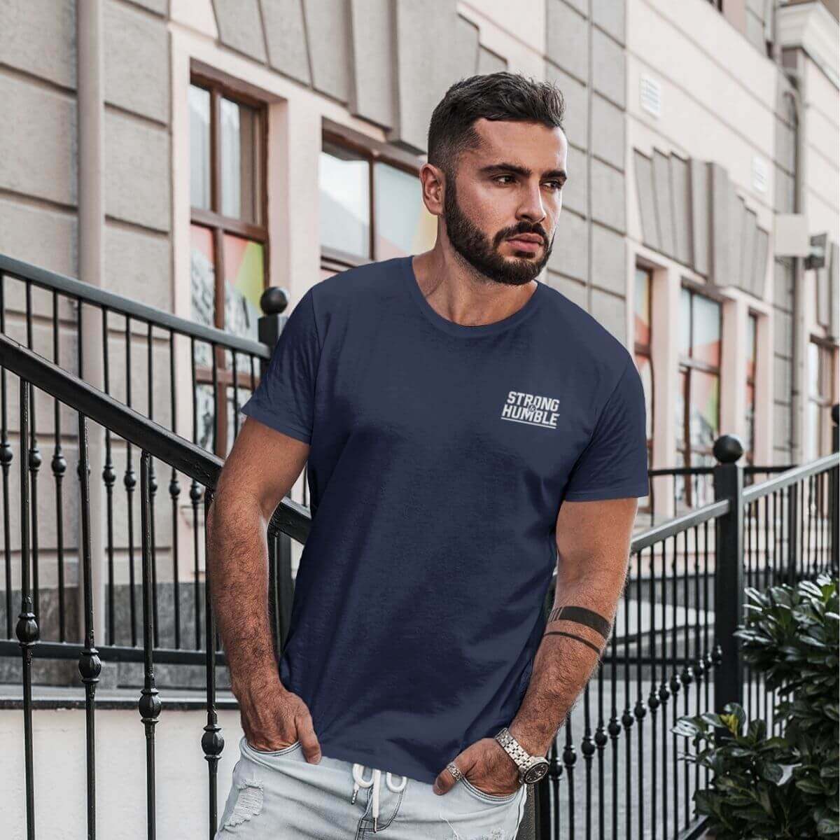Strong and Humble Men's Clean Lines T-shirt T-shirt - Strong and Humble Apparel
