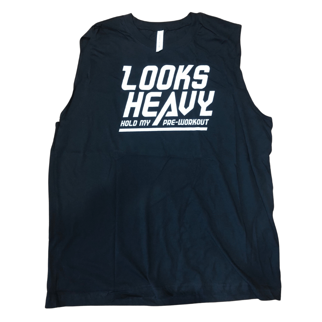 CLEARANCE - Looks Heavy Men's Cotton Muscle Shirt Tank - Strong and Humble Apparel