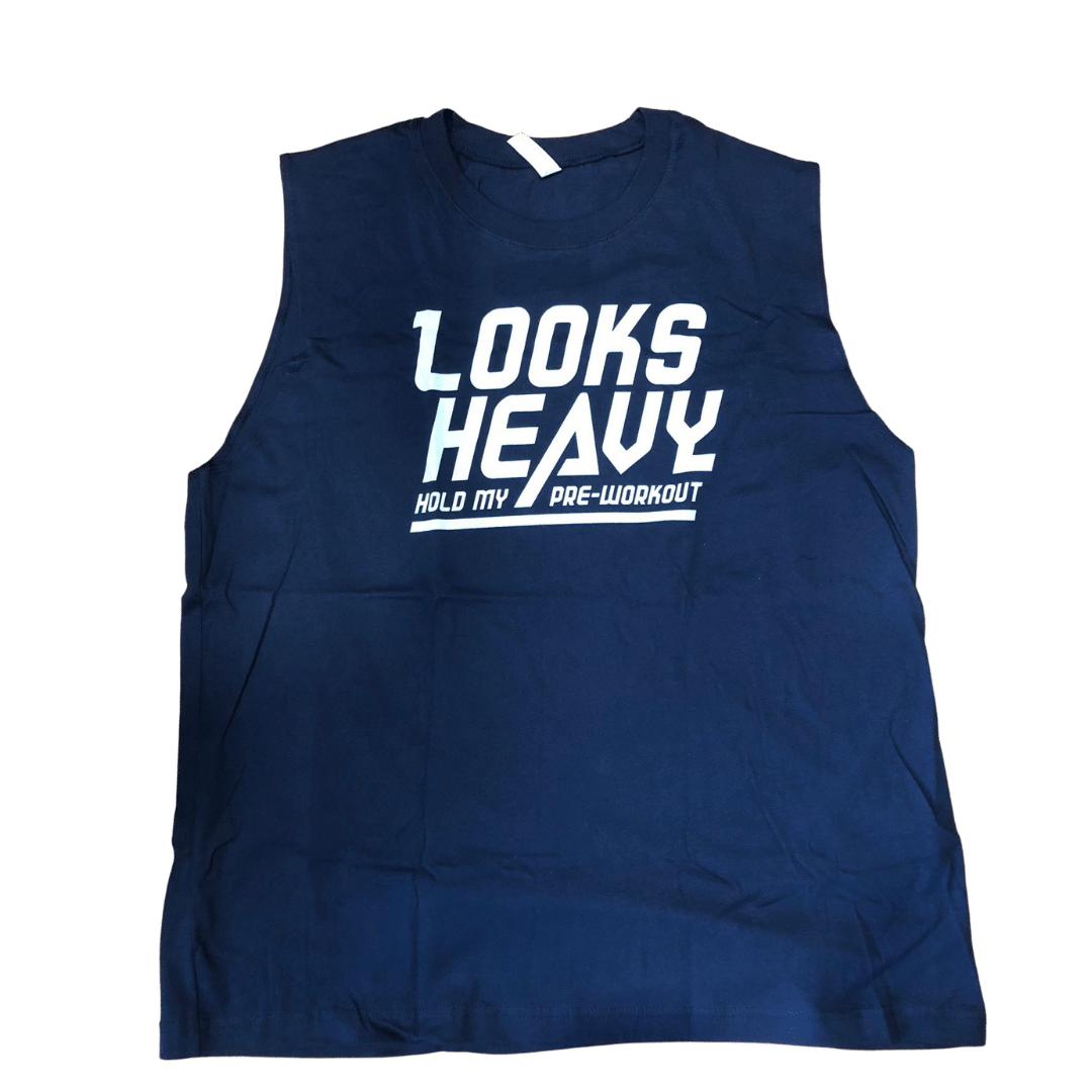 CLEARANCE - Looks Heavy Men's Cotton Muscle Shirt Tank - Strong and Humble Apparel