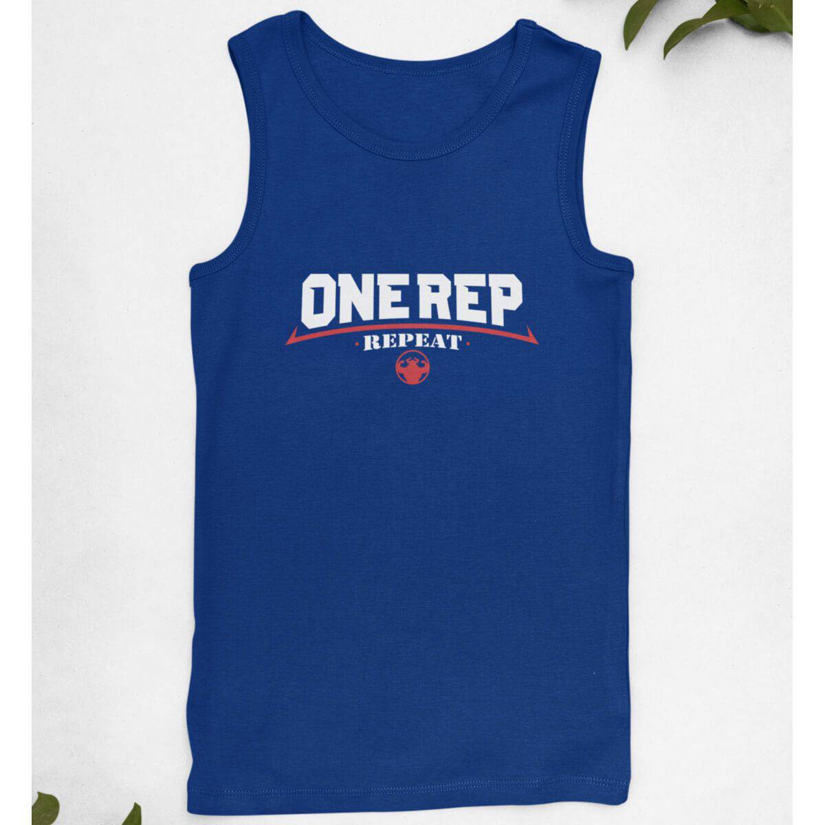 One Rep Repeat Men's Tank Top Tank - Strong and Humble Apparel