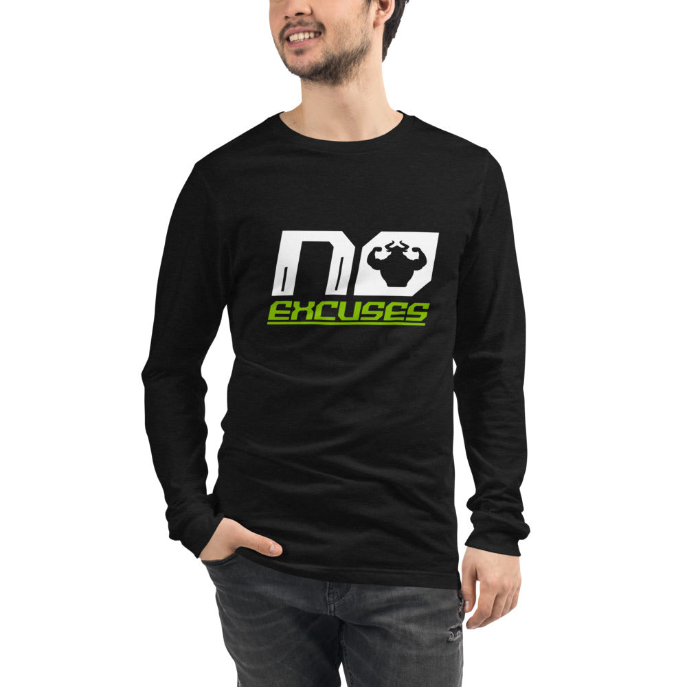 No Excuses Long Sleeve Tee  - Strong and Humble Apparel