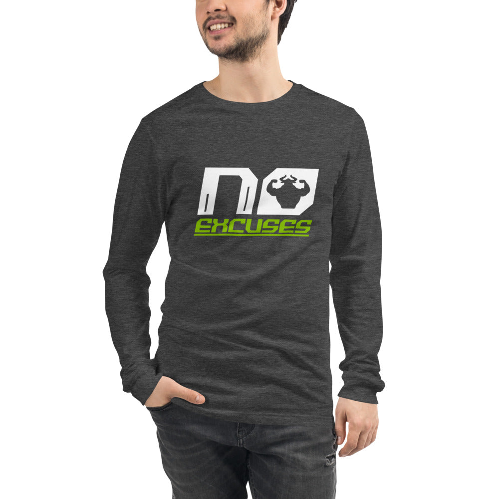 No Excuses Long Sleeve Tee  - Strong and Humble Apparel