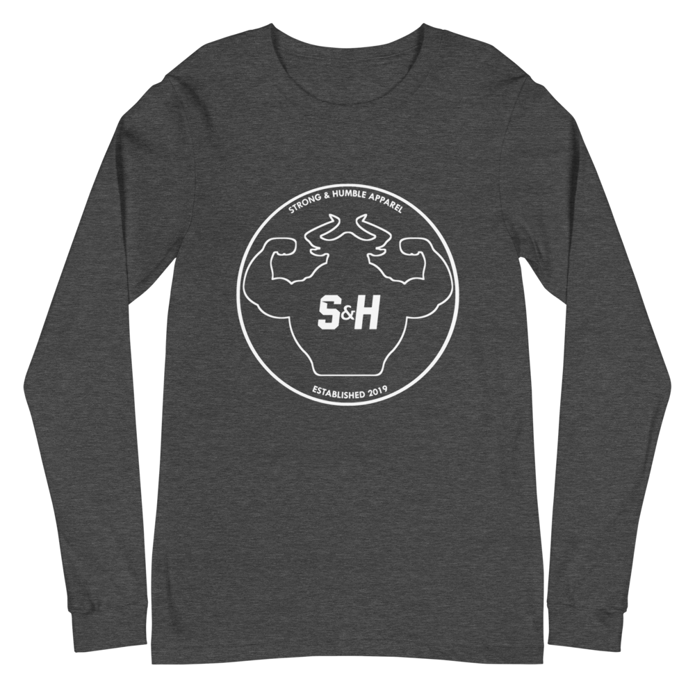 Outline Long Sleeve Tee  - Strong and Humble Apparel