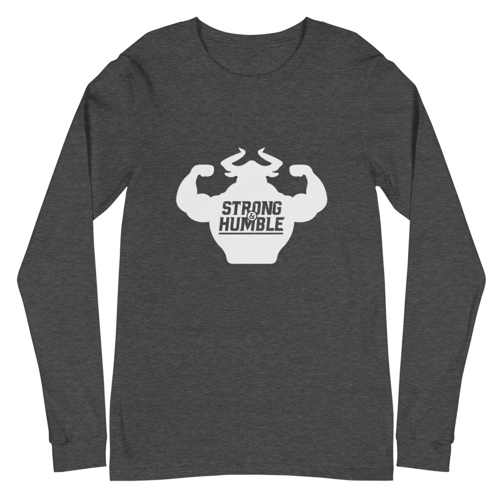 Classic Logo  Long Sleeve Tee  - Strong and Humble Apparel