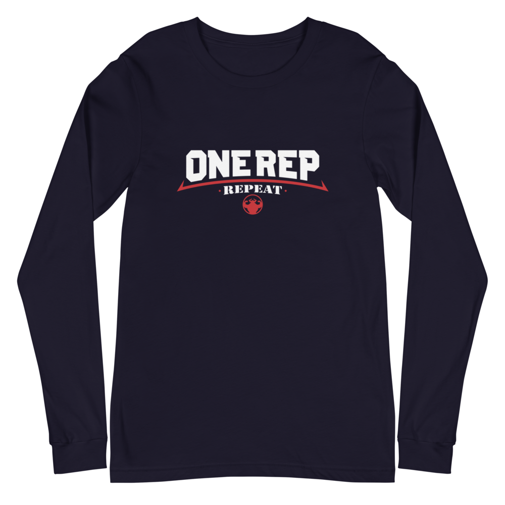 One Rep Repeat Long Sleeve Tee  - Strong and Humble Apparel
