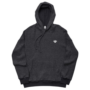 Minimal Logo Sueded Fleece Hoodie  - Strong and Humble Apparel