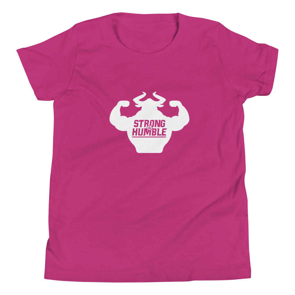 Strong and Humble Classic Logo Youth Short Sleeve T-Shirt  - Strong and Humble Apparel